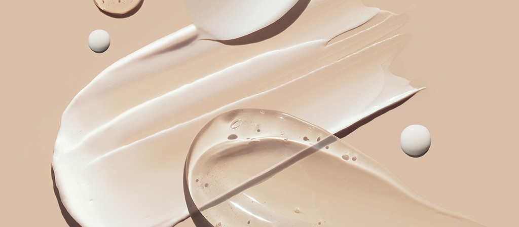water-based and silicone-based texturen