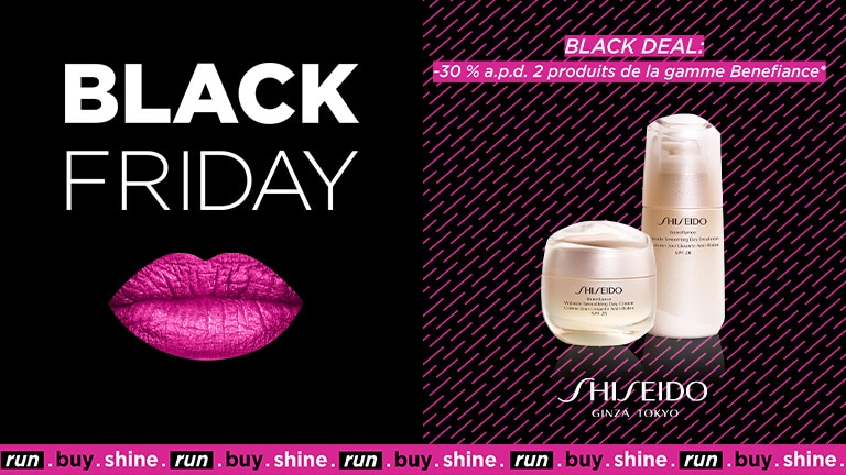 -30% à partir de 2 produits de SHISEIDO BENEFIANCE* -30% à partir de 2 produits de SHISEIDO BENEFIANCE*
