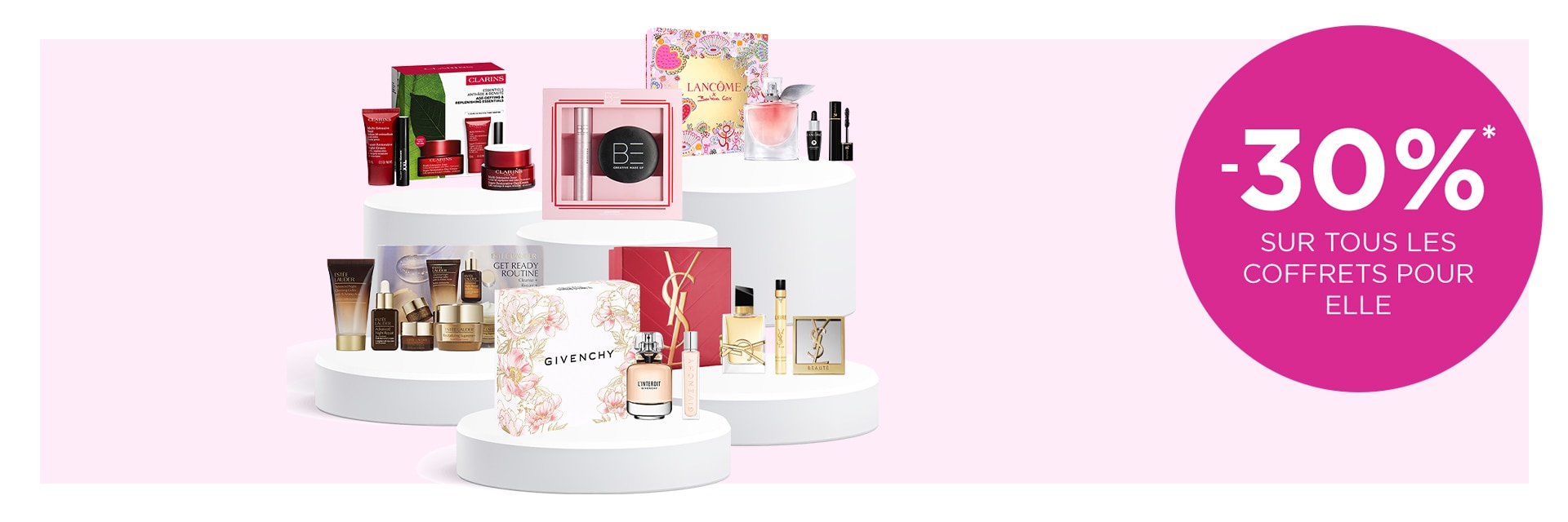 *Vous bénéficiez -30% sur tous les coffrets pour elle *Vous bénéficiez -30% sur tous les coffrets pour elle
