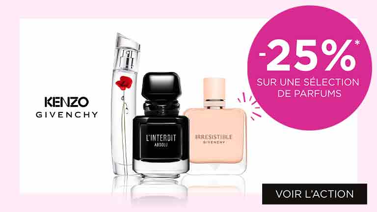 -25%* sur une sélection de parfums -25%* sur une sélection de parfums