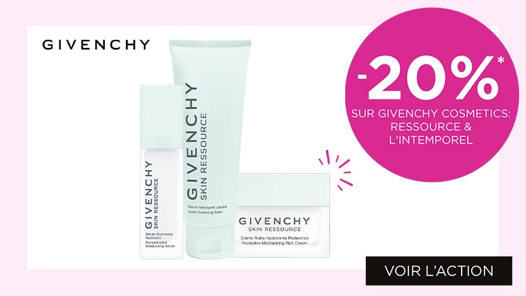 -20%* sur GIVENCHY COSMETICS: RESSOURCE & L'INTEMPOREL -20%* sur GIVENCHY COSMETICS: RESSOURCE & L'INTEMPOREL