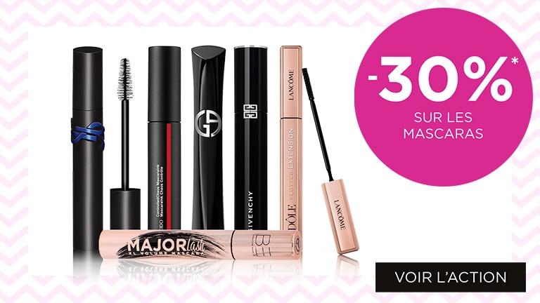 -30% sur tous les mascaras* -30% sur tous les mascaras*