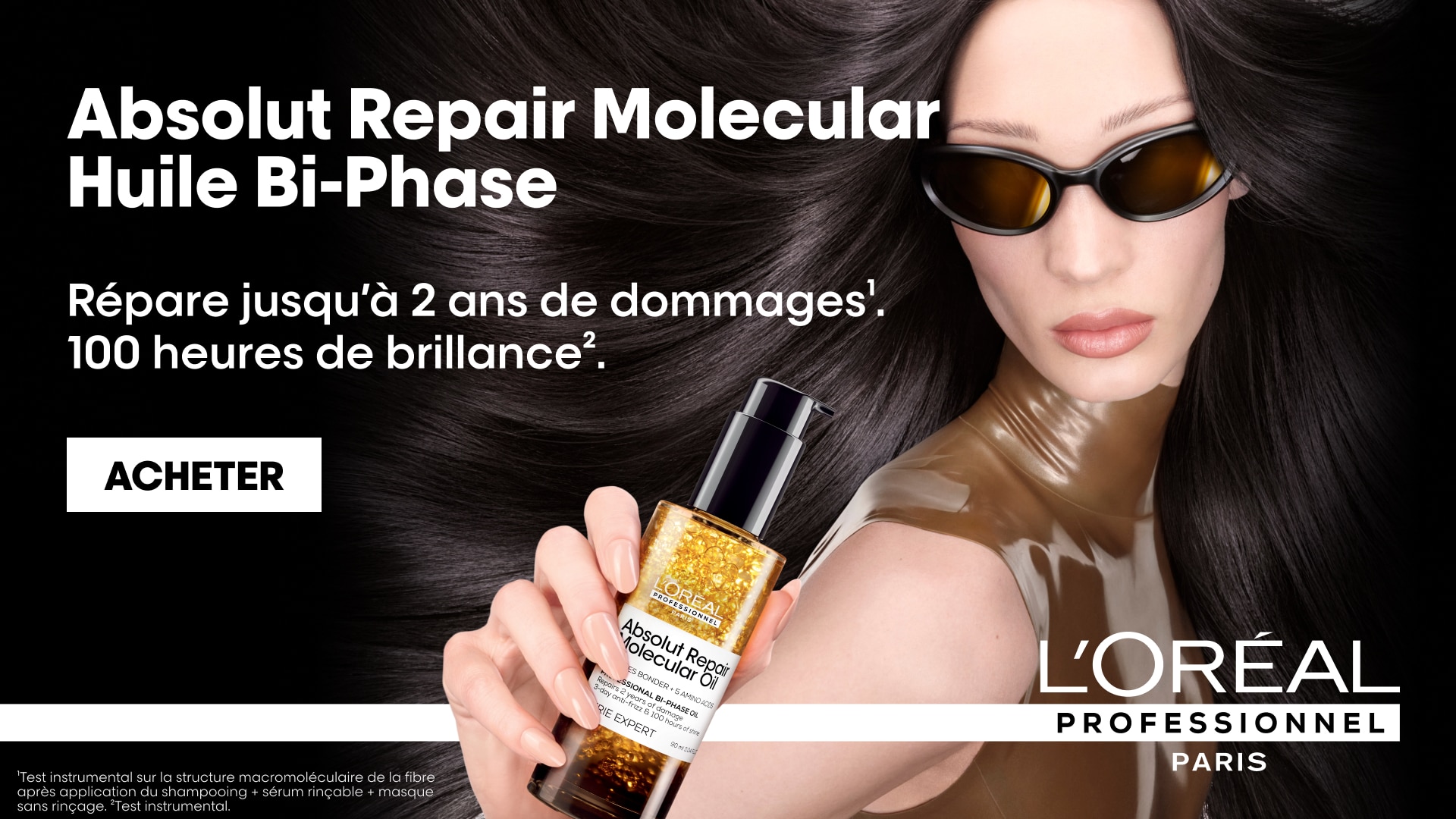 L'OREAL PROFESSIONAL ABSOLUTE REPAIR MOLECULAR BI-PHASE HAAIR OIL L'OREAL PROFESSIONAL ABSOLUTE REPAIR MOLECULAR BI-PHASE HAAIR OIL