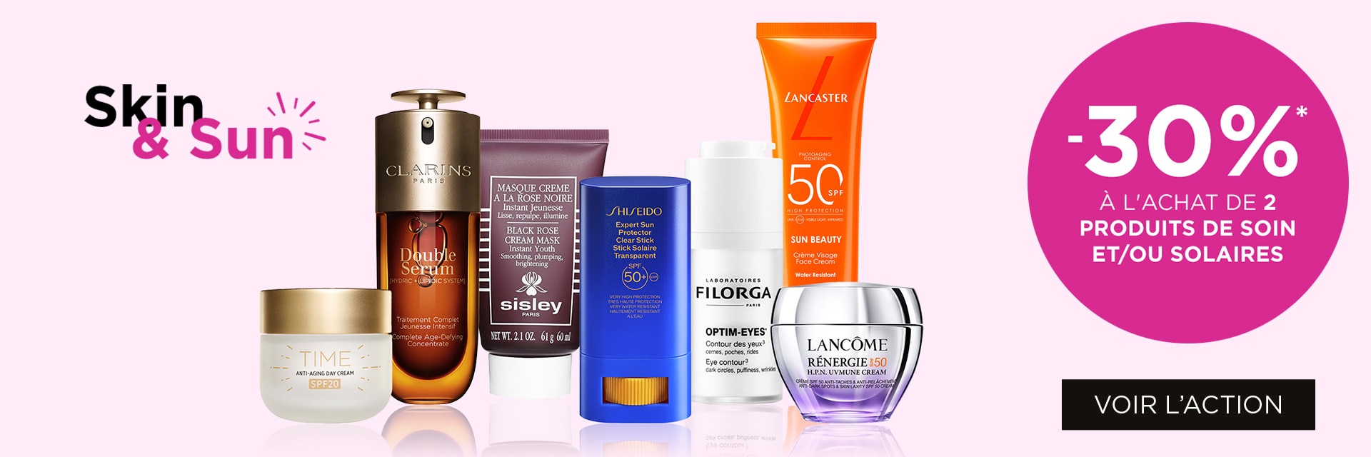 *Skin & sun, -30% à partir de 2 produits! *Skin & sun, -30% à partir de 2 produits!