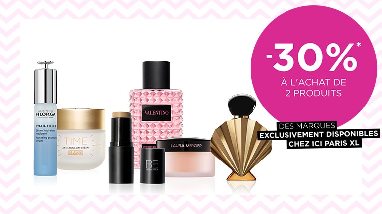 -30 % à partir de 2 de nos marques exclusives* -30 % à partir de 2 de nos marques exclusives*