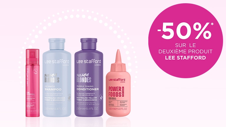 -50 % sur le deuxième produit LEE STAFFORD* -50 % sur le deuxième produit LEE STAFFORD*