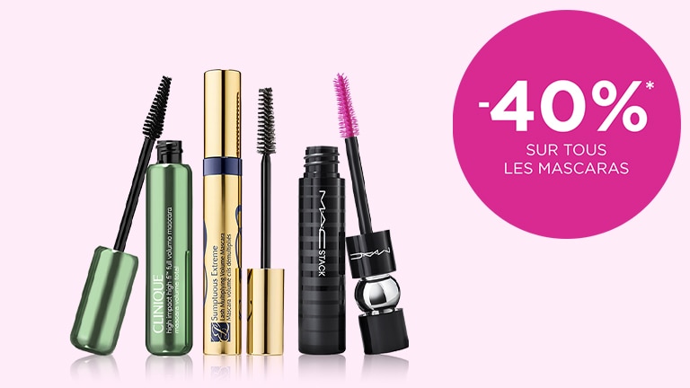 -40% sur tous les mascaras -40% sur tous les mascaras
