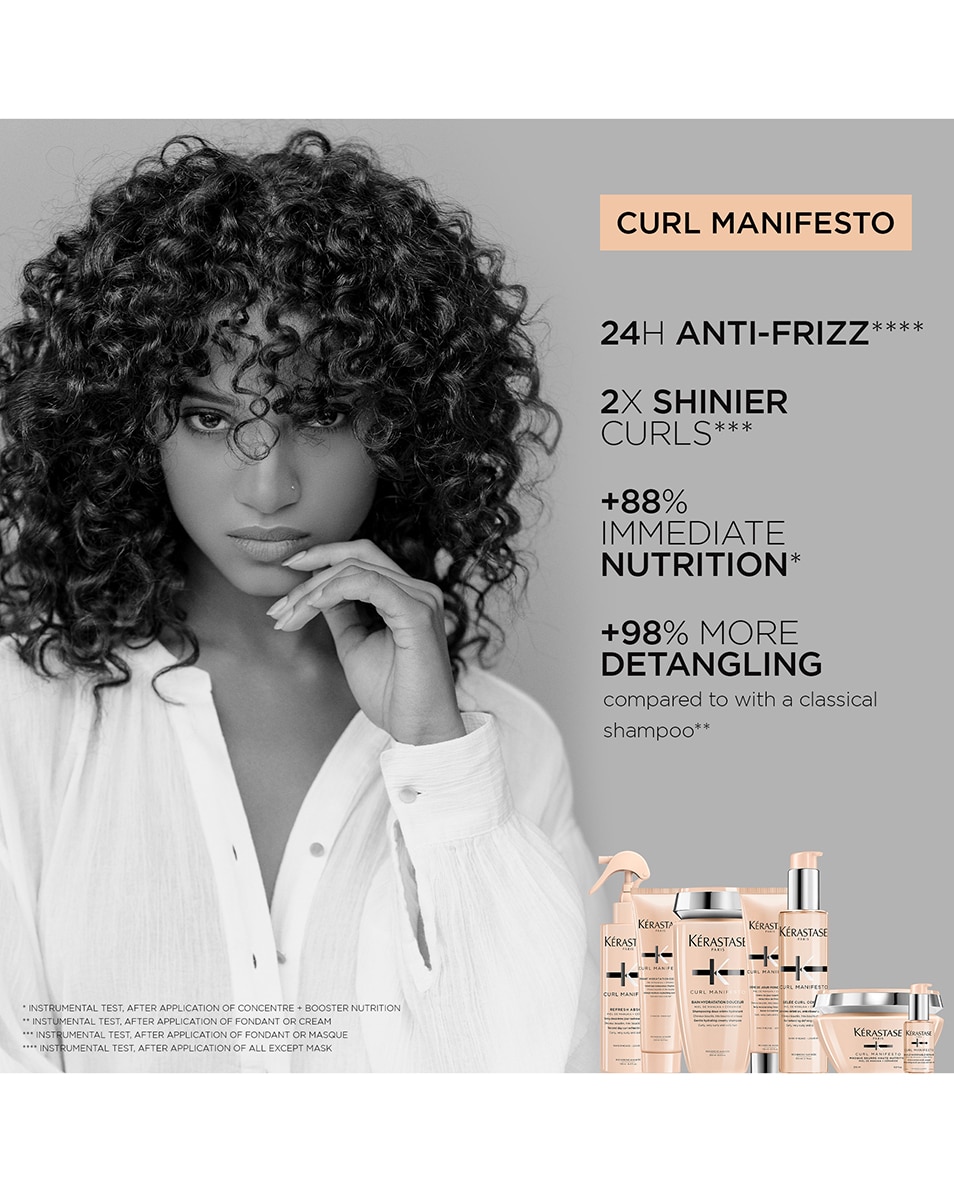 KÉRASTASE CURL MANIFESTO FONDANT HYDRATATION ESSENTIELLE APRÈS-SHAMPOING HYDRATANT, POUR TOUS LES TYPES DE BOUCLES 250 ML 3