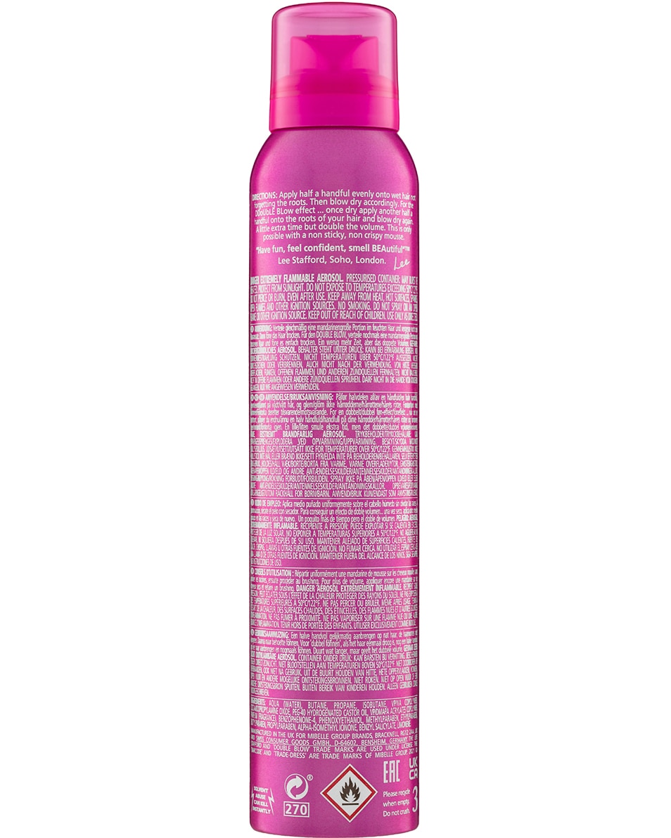 LEE STAFFORD STYLING DOUBLE BLOW MOUSSE 200 ML 3