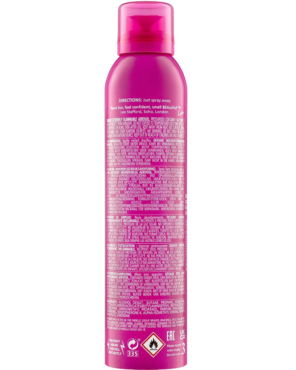 LEE STAFFORD STYLING HOLD TIGHT HAIRSPRAY 250 ML 3