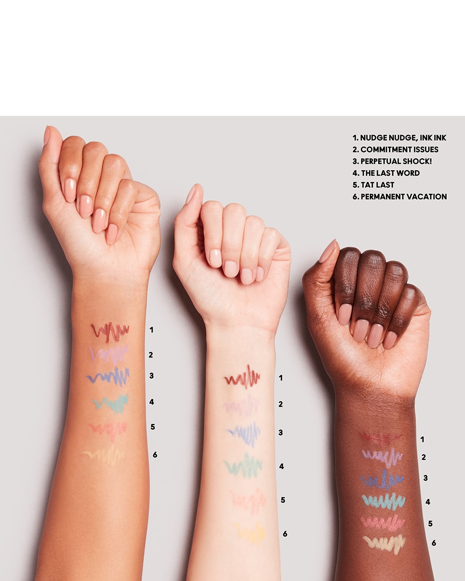 M.A.C COLOUR EXCESS GEL PENCIL EYELINER CRAYON YEUX WATERPROOF- LONGUE TENUE DE 24H Nudge Nudge, Ink Ink 3