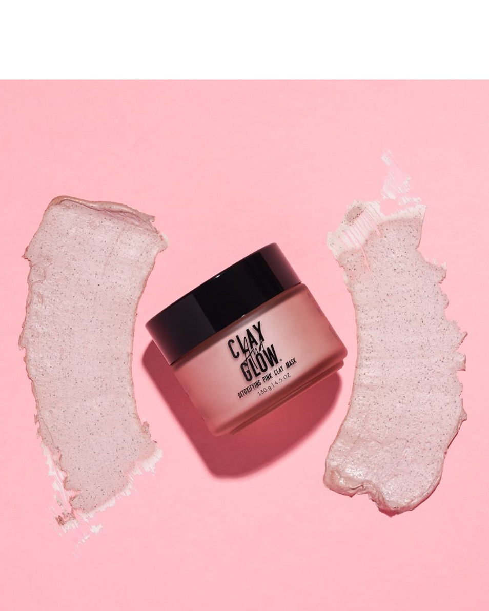 CLAY AND GLOW DETOXIFYING PINK CLAY MASK MASQUE DÉTOXIFIANT 130 G 3
