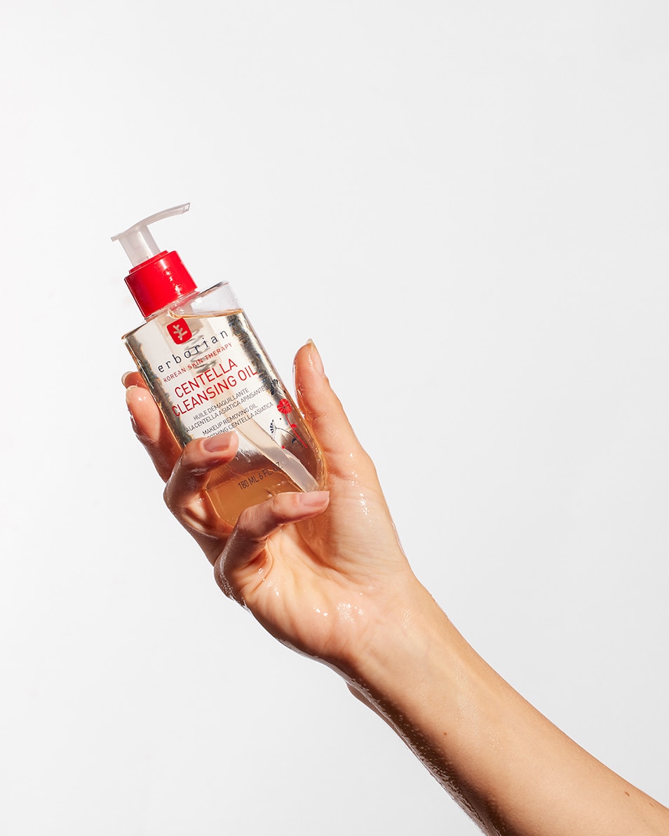 ERBORIAN CENTELLA ASIATICA CLEANSING OIL HUILE DEMAQUILLANTE À LA CENTELLA ASIATICA APAISANT 180 ML 3