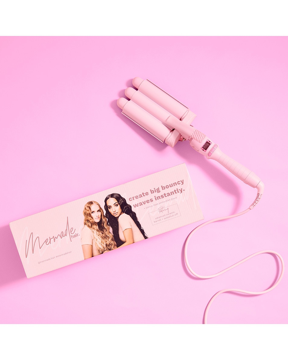 MERMADE HAIR WAVER MINI FER À BOUCLER 25MM PINK 1 ST 3