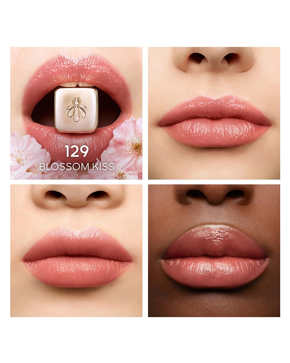 GUERLAIN KISS KISS BEE GLOW - LIMITED EDITION KISS KISS BEE GLOW 129 BLOSSOM GLOW 3