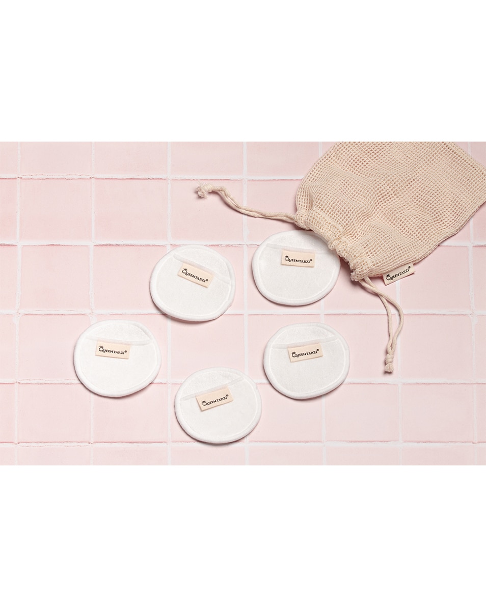 QUEEN TARZI REMOVER PADS Bamboo Reusable Remover Pads 5 ST 3
