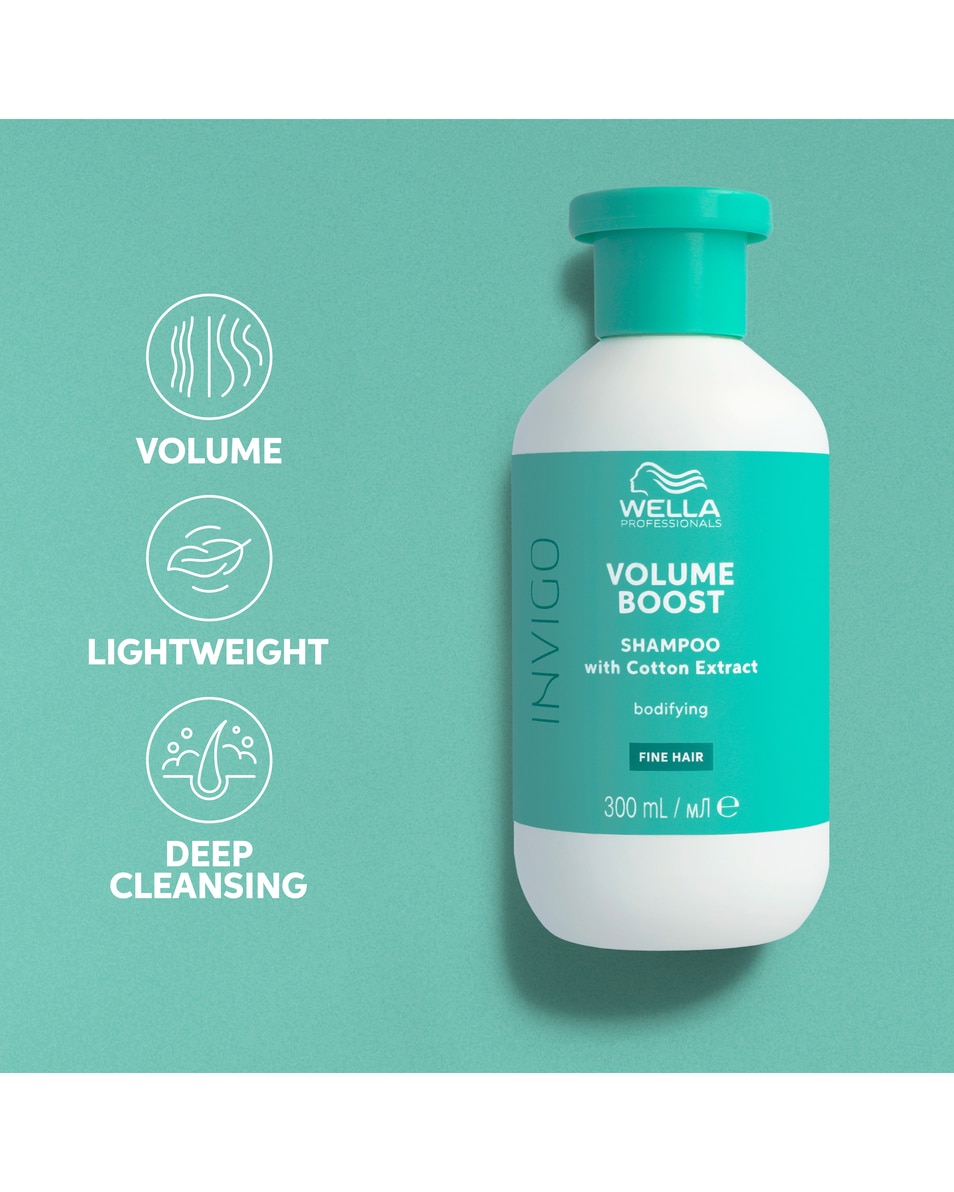 WELLA PROFESSIONALS INVIGO Volume Boost Shampoo 300 ML 3