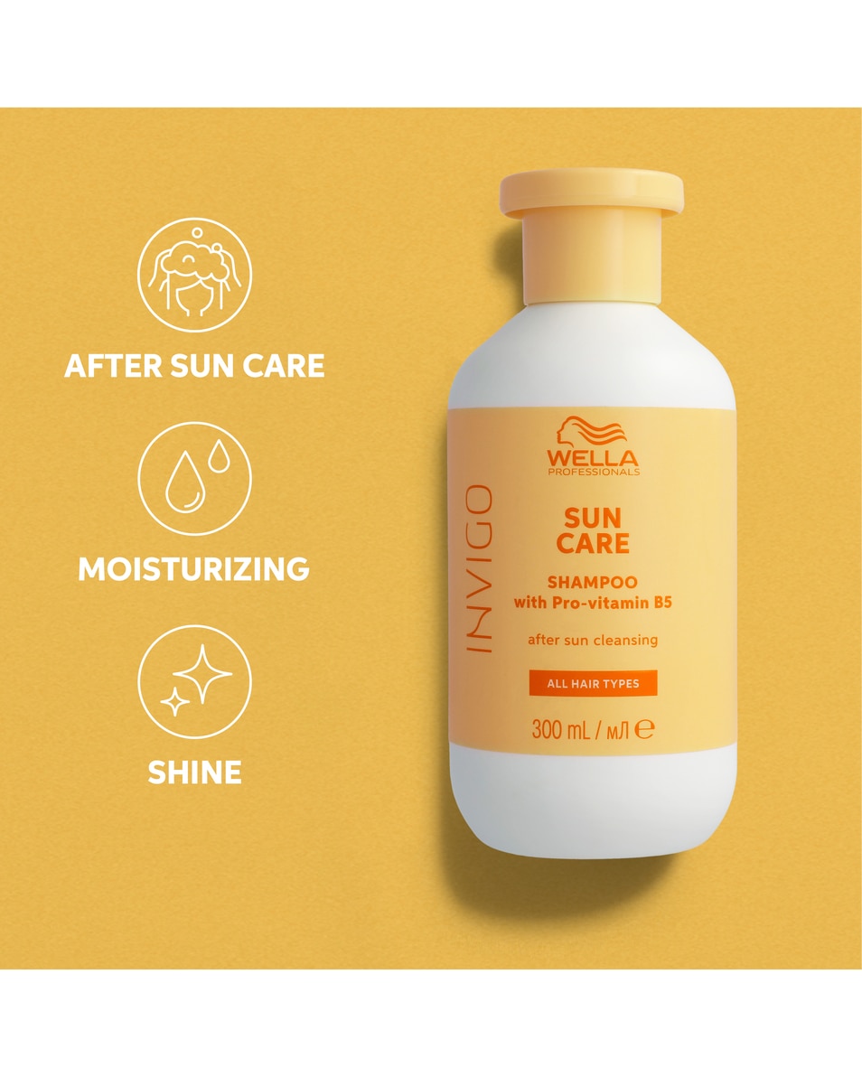 WELLA PROFESSIONALS INVIGO Sun Hair & Body Shampoo 300 ML 3