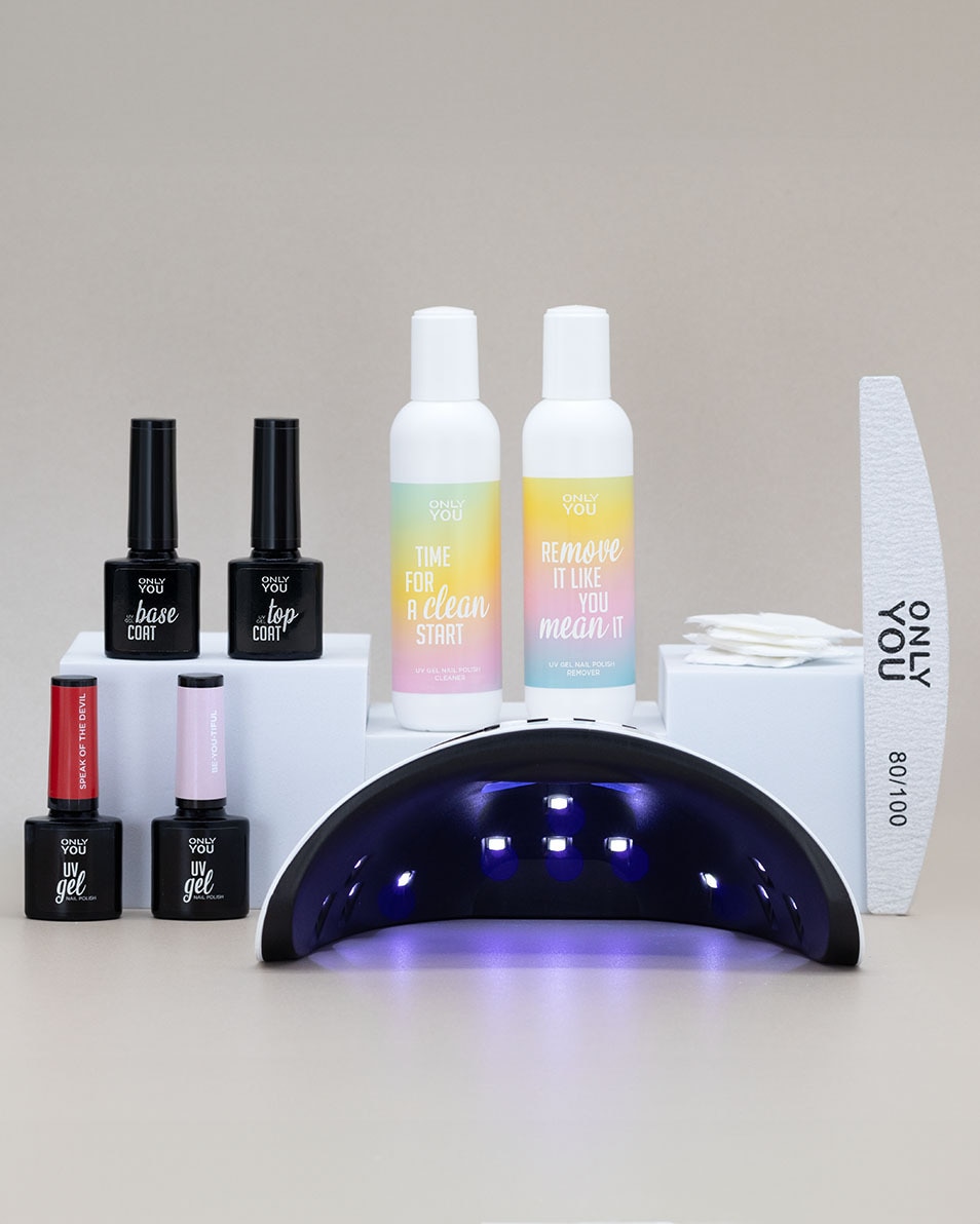 ONLY YOU UV GEL NAIL POLISH STARTER KIT UV GEL NAIL POLISH 8 ST 3