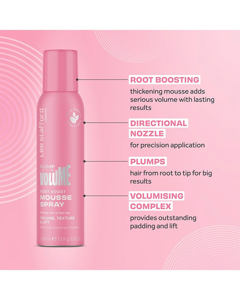 LEE STAFFORD Plump Up The Volume Root Boost Mousse Spray Coiffant & Modulant 150 ML 3