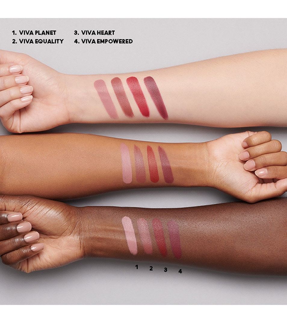M.A.C M·A·CXIMAL SILKY MATTE VIVA GLAM LIPSTICK Rouge à lèvres - fini satiné & mat - très pigmenté VIVA PLANET 3