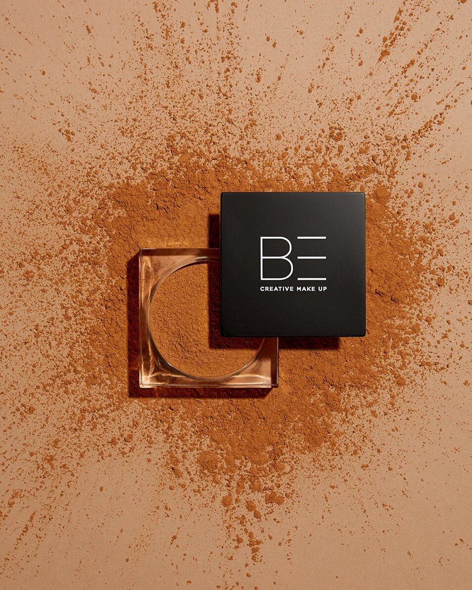 BE Creative Make Up SATIN SILK Poudre libre fixante et baking TAN 3