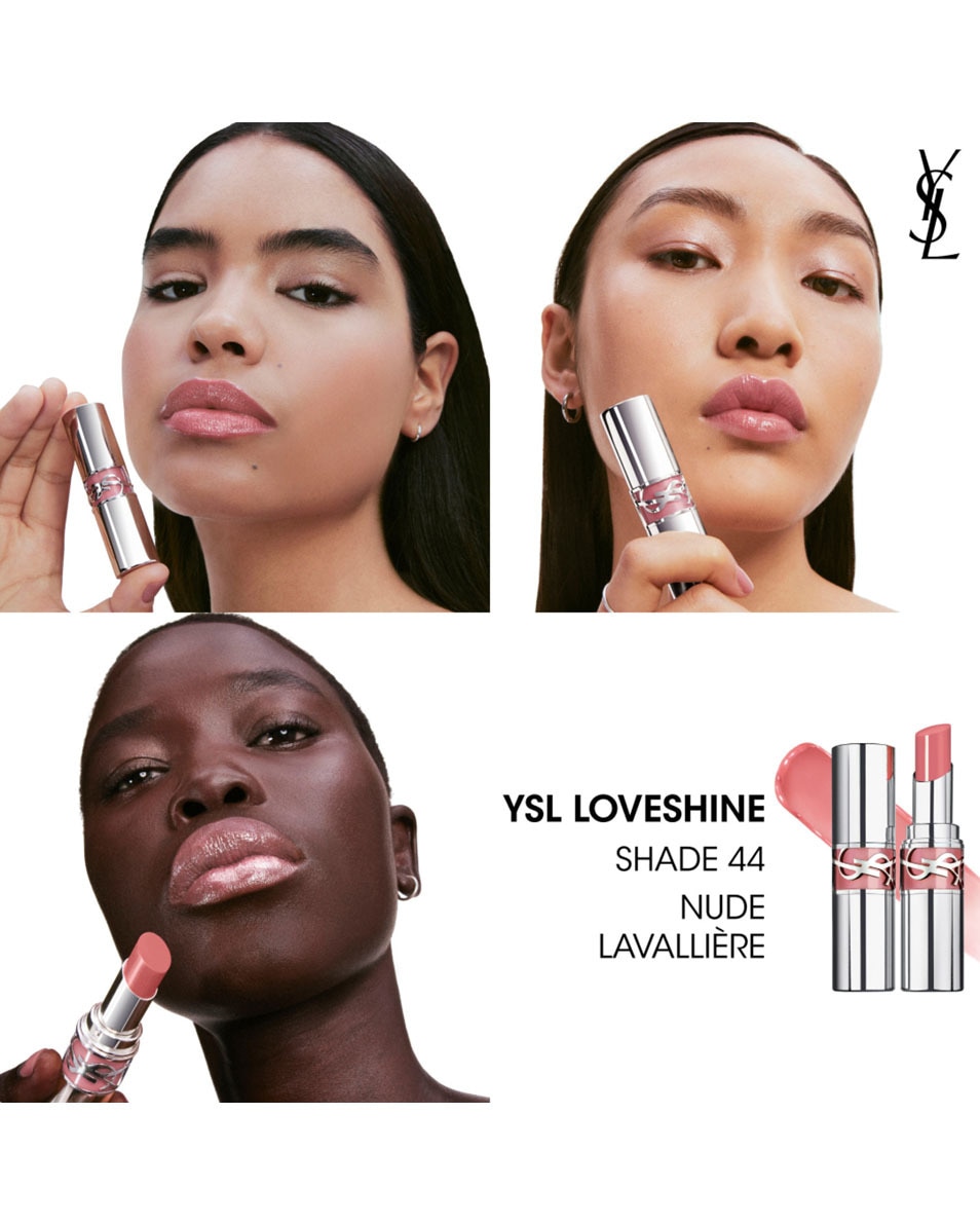 YVES SAINT LAURENT Ysl Loveshine Rouge À Lèvres Brillant & Soin - 44 44 NUDE LAVALIERE 3