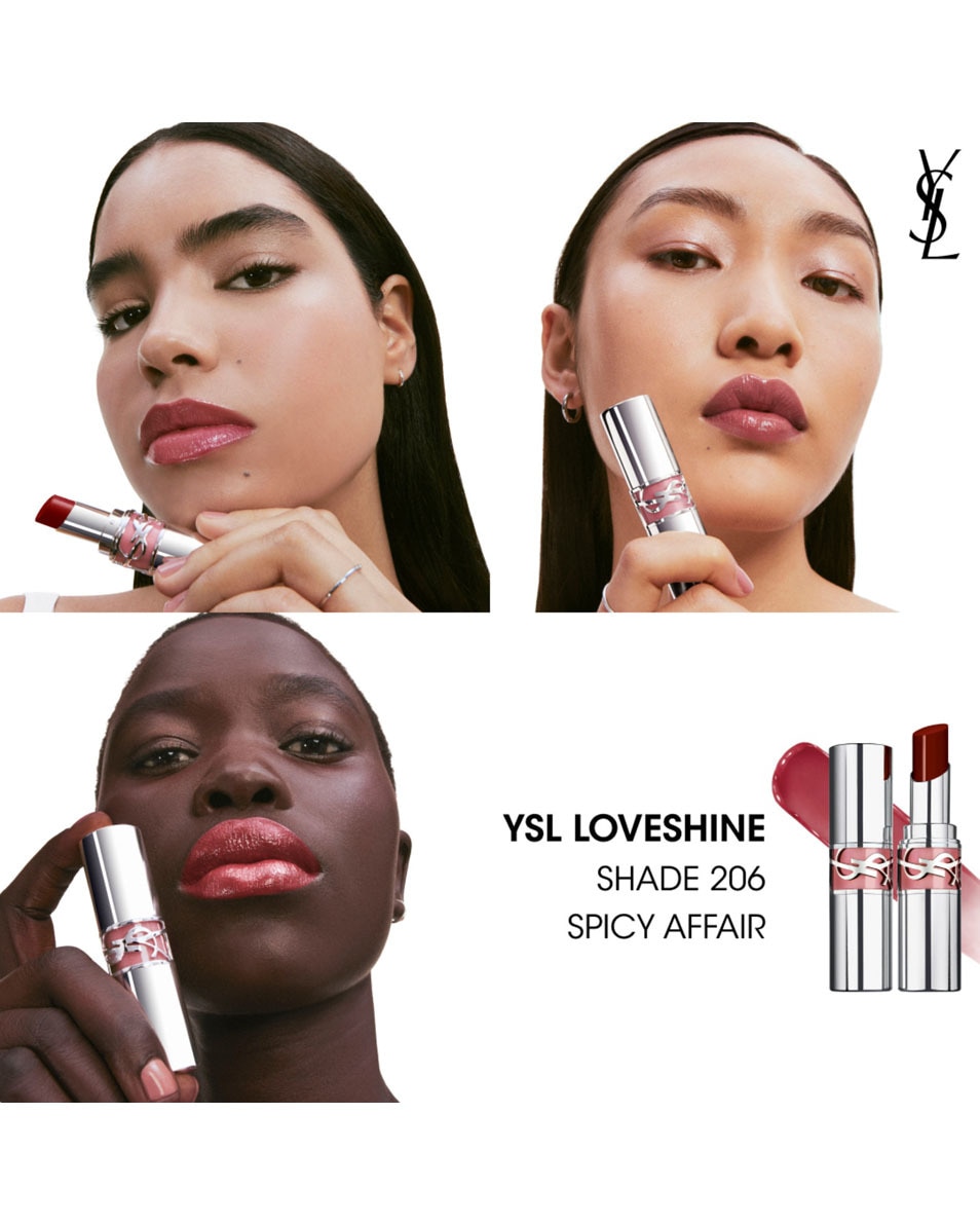 YVES SAINT LAURENT Ysl Loveshine Rouge À Lèvres Brillant & Soin - 206 206 SPICY AFFAIR 3