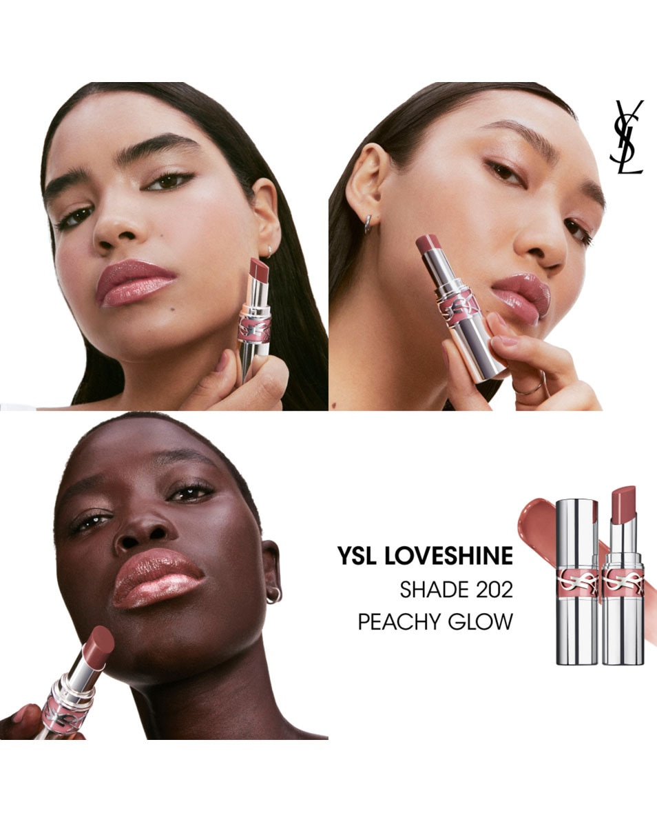 YVES SAINT LAURENT Ysl Loveshine Rouge À Lèvres Brillant & Soin - 202 202 PEACHY GLOW 3