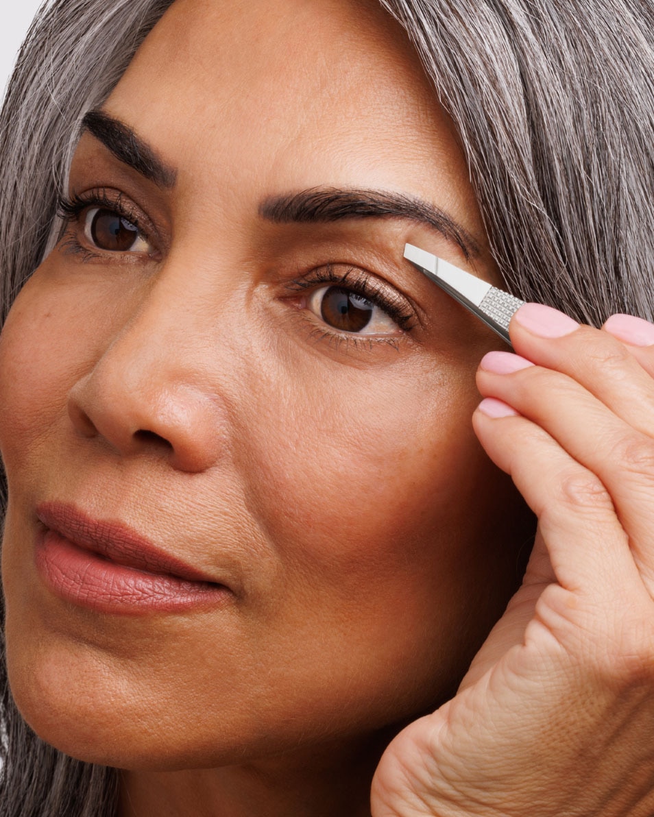 TWEEZERMAN Slant Tweezer Wide Grip Pince à épiler 1 ST 3