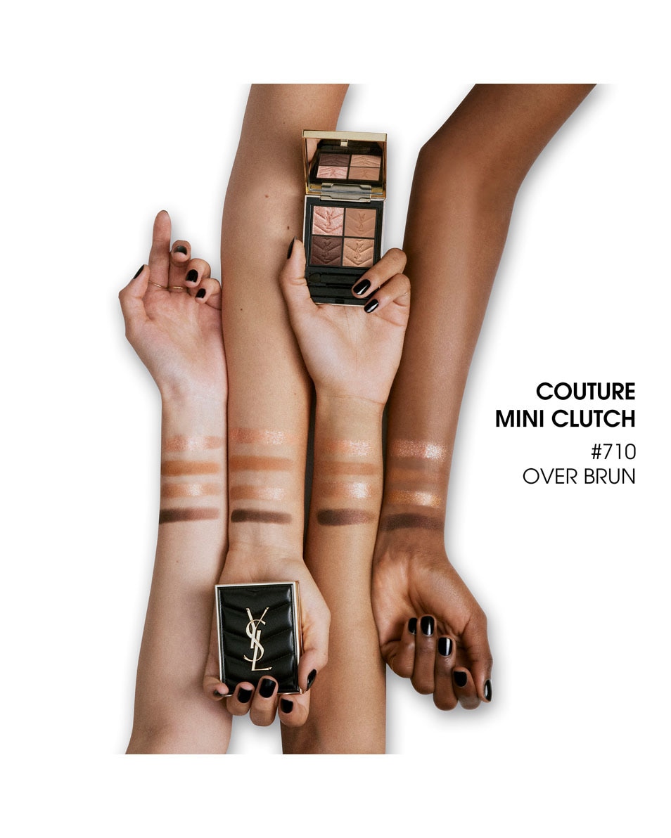 YVES SAINT LAURENT Couture Mini Clutch Palette De Fards Paupi res Over Brun 3