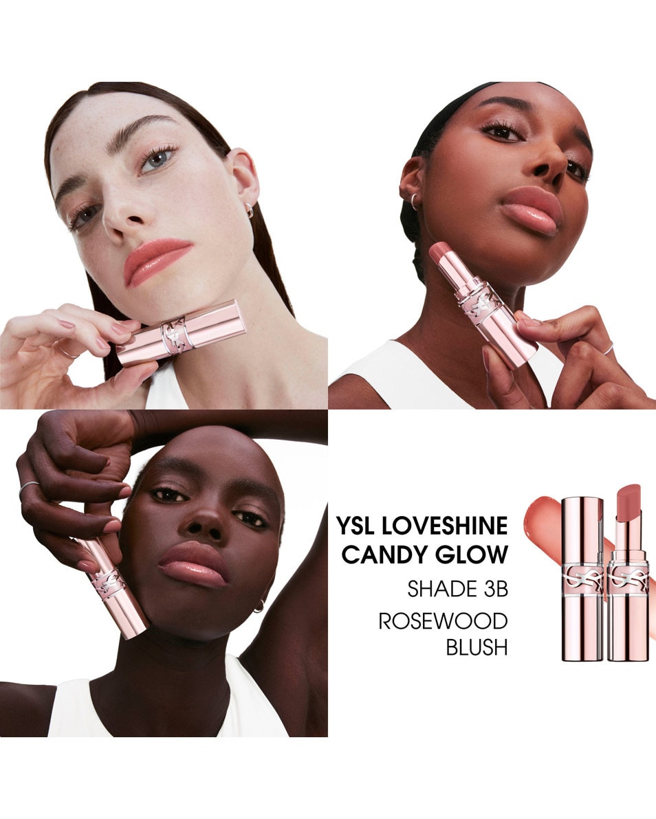 YVES SAINT LAURENT Ysl Loveshine Candy Glow Baume À Lèvres ROSEWOOD BLUSH 3