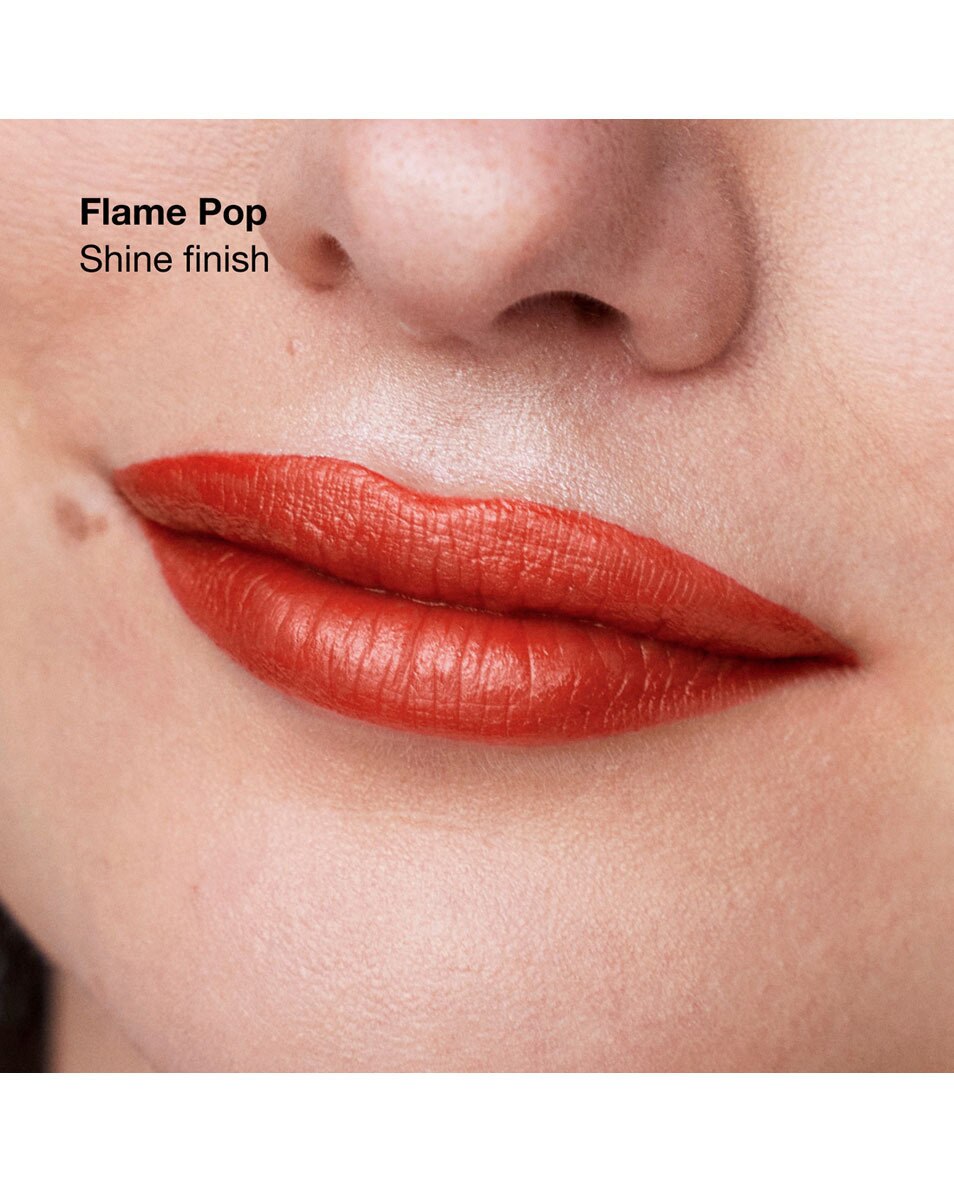 CLINIQUE PopTM Longwear Lipstick Rouge à lèvres - longue tenue, pigmenté & avec base de teint Flame Pop 3
