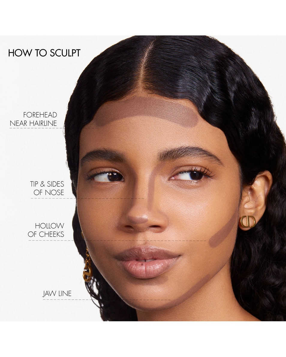 DIOR Dior Forever Skin Contour Stick teint sculptant et bronzant - perfection naturelle - tenue et hydratation 24 h 01 Light 3