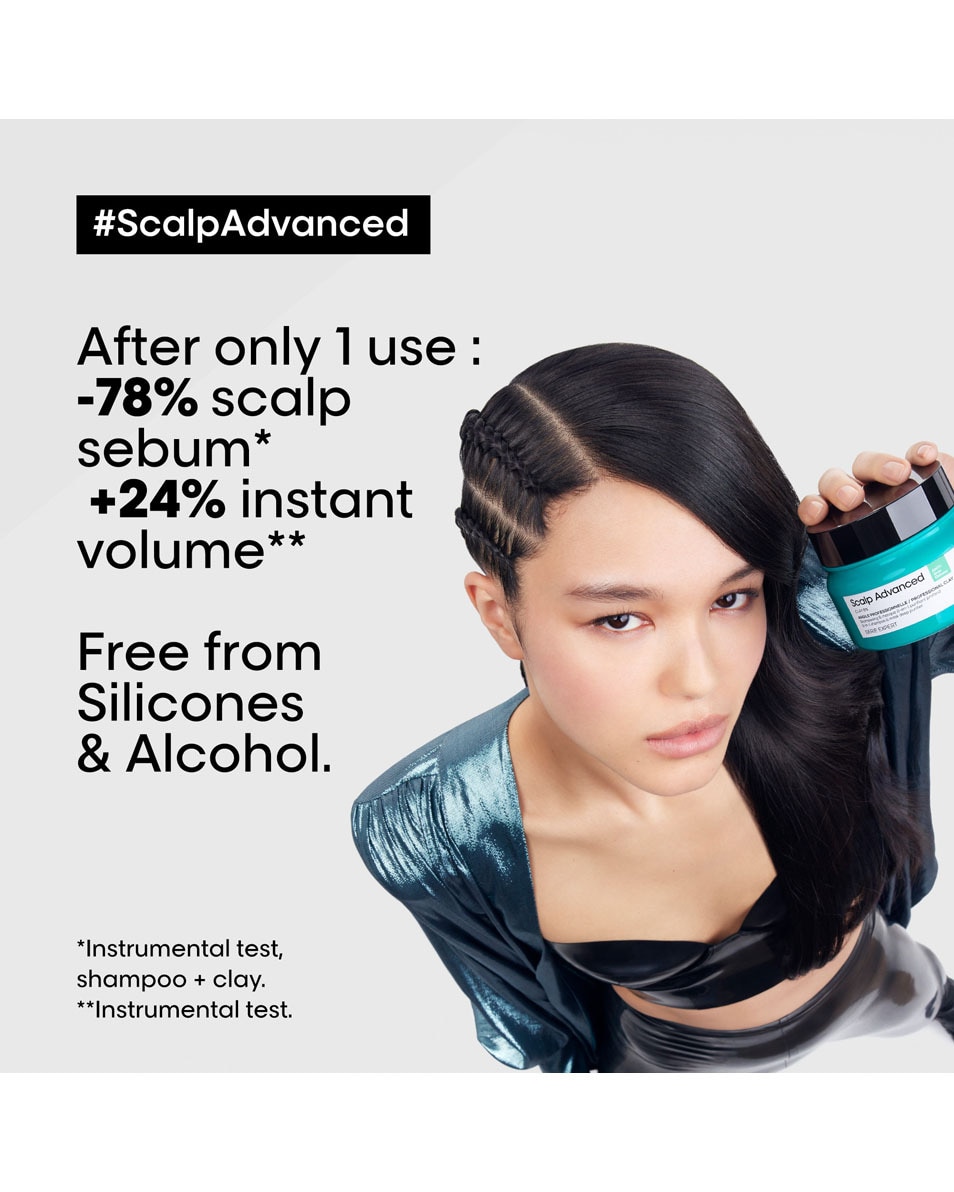 Argile purifiante profonde 2-en-1 anti-sébum