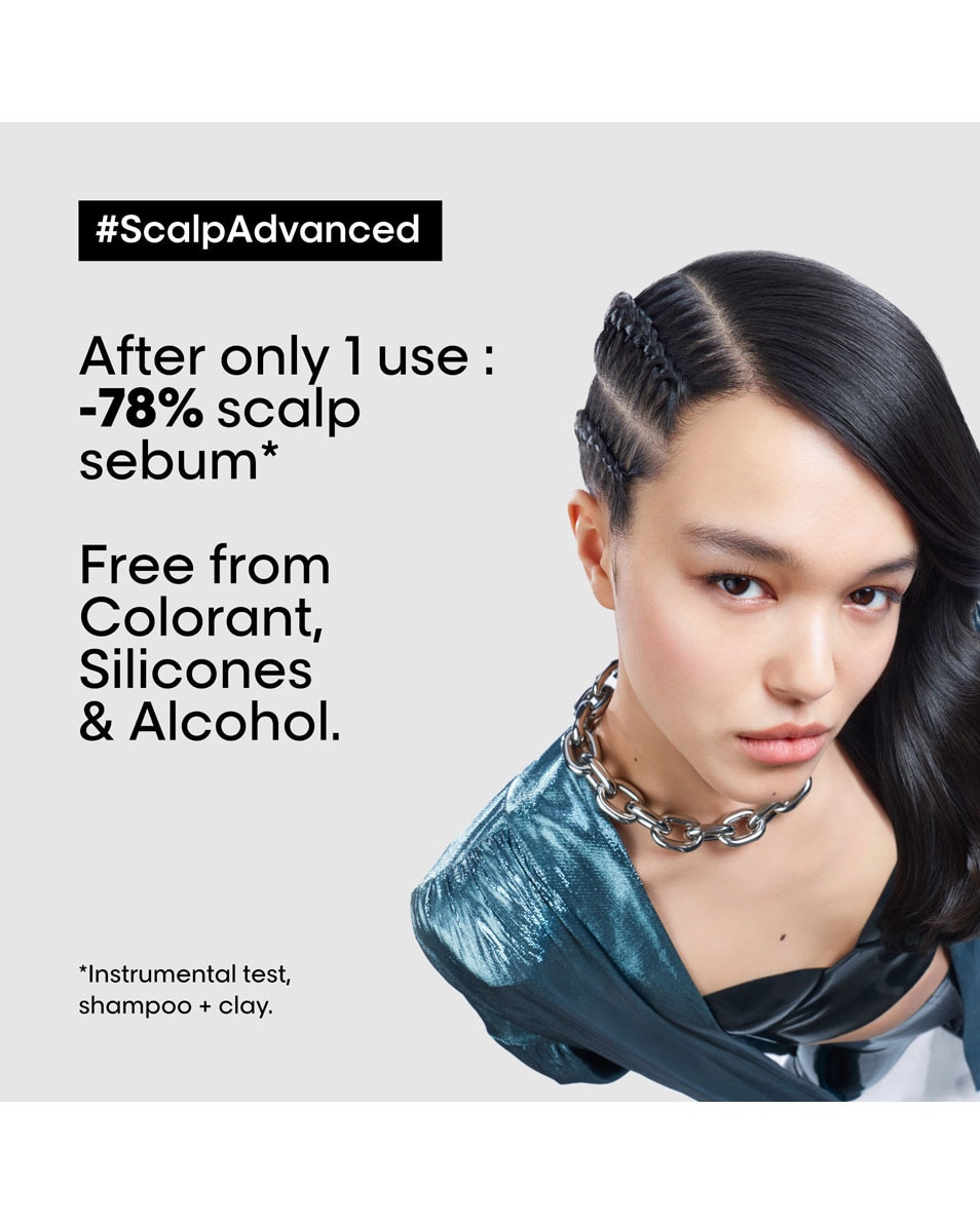 Shampooing dermo-purifiant anti-sébum