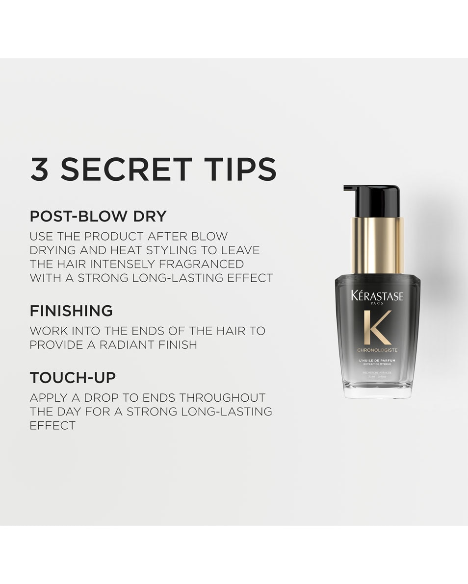 KÉRASTASE Chronologiste L'Huile de Parfum Huile - format voyage - parfum capillaire nourrissant 30 ML 3