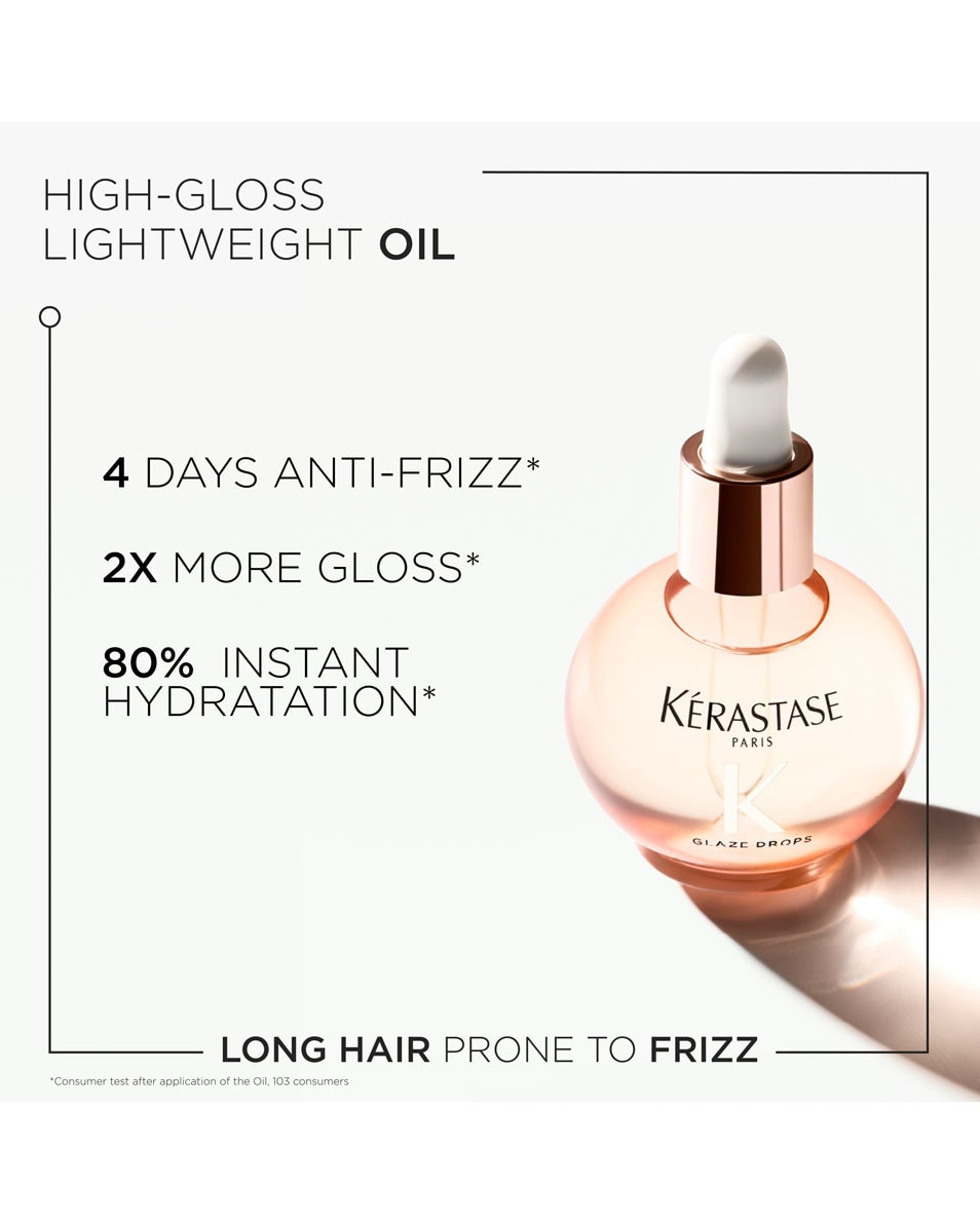 Huile capillaire pour des cheveux lisses et brillants