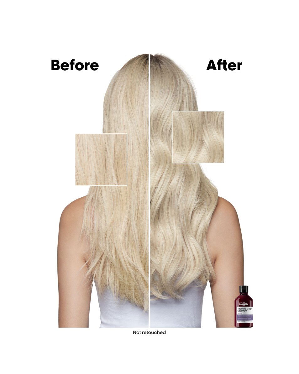 L'OREAL PROFESSIONNEL Vitamino Color Spectrum Shampooing Violet - Pour cheveux blonds 300 ML 3