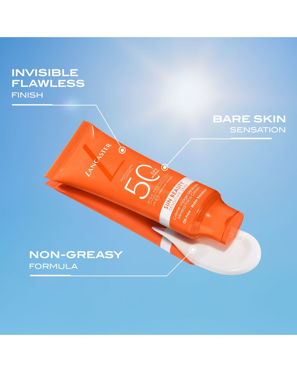 Sensitive Skin Crème Visage Minérale SPF50