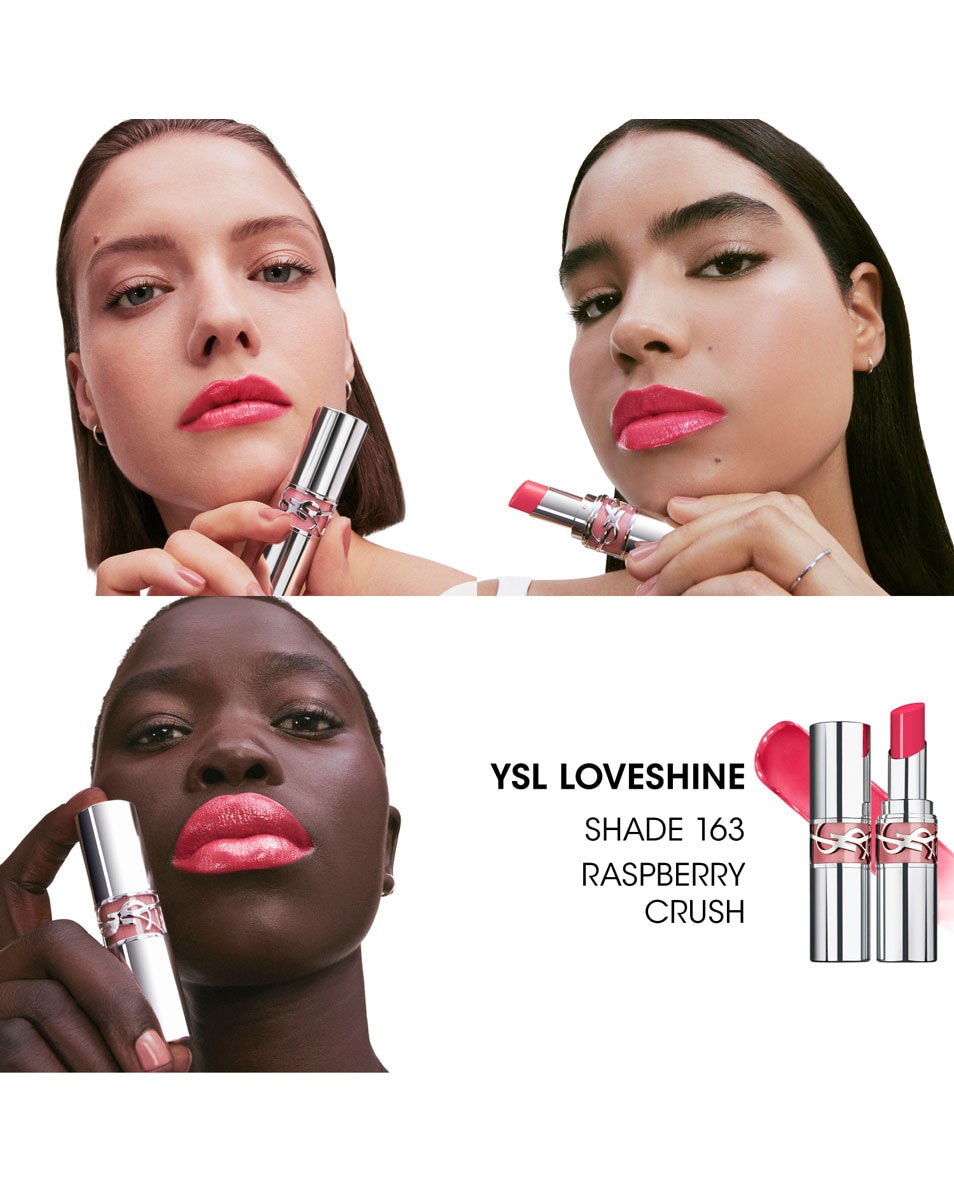 YVES SAINT LAURENT Ysl Loveshine Rouge À Lèvres Brillant & Soin Raspberry Crush 3