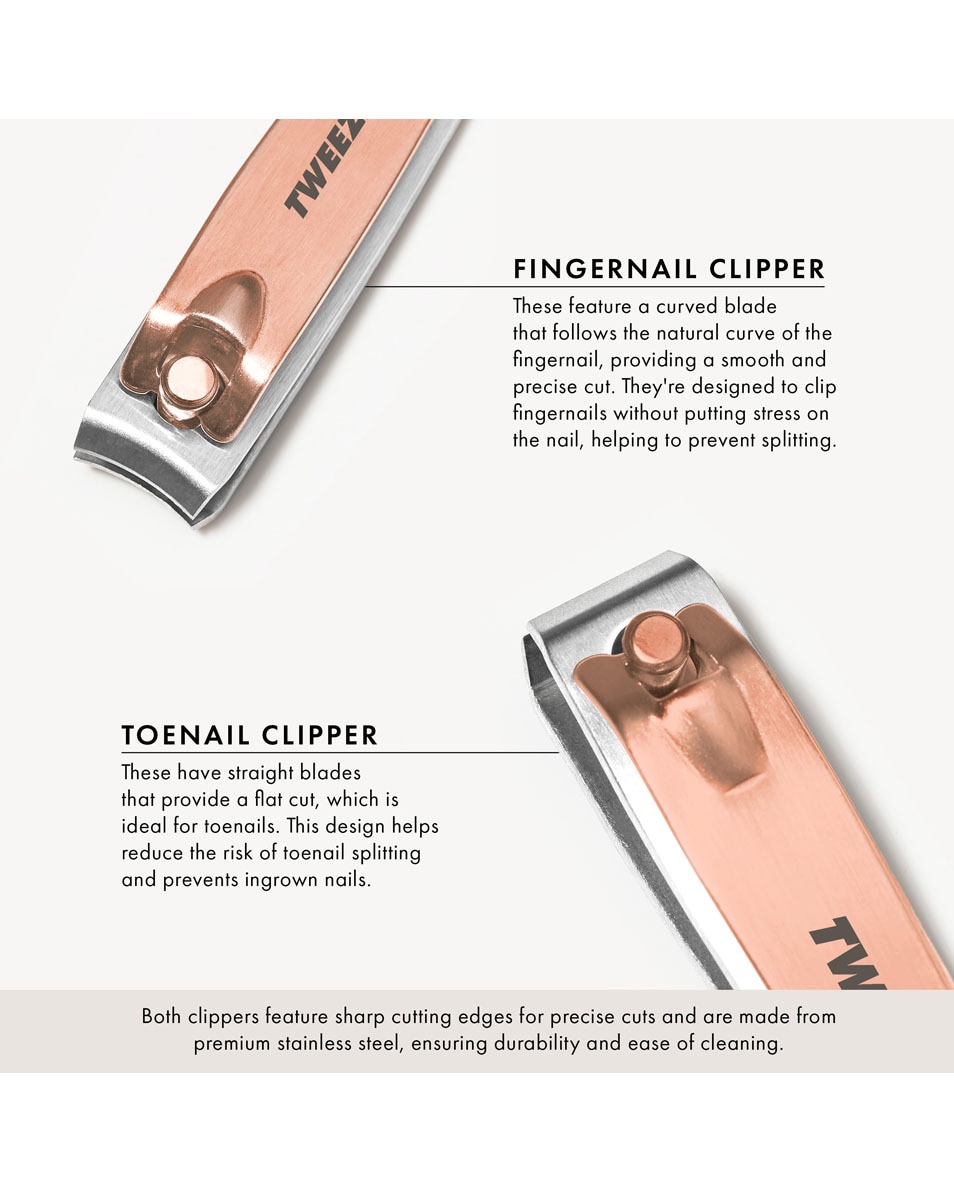 TWEEZERMAN Beautyools Coupe-ongles combiné 002 RUBY WHISPER 3