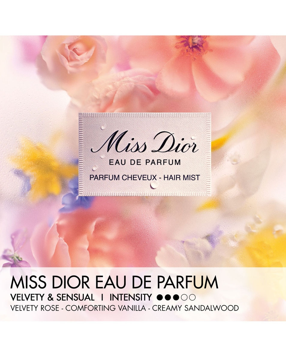 DIOR Miss Dior Eau de Parfum Hair Mist Parfum cheveux - notes florales et boisées 30 ML 3