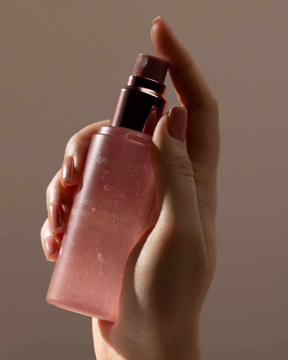 QUEEN TARZI Serum Spray PWR Peptides Spray-On Serum 80 ML