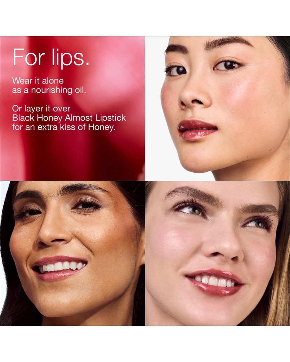 CLINIQUE Clinique Pop Lip + Cheek Oil huile à lèvres Nude Honey 3