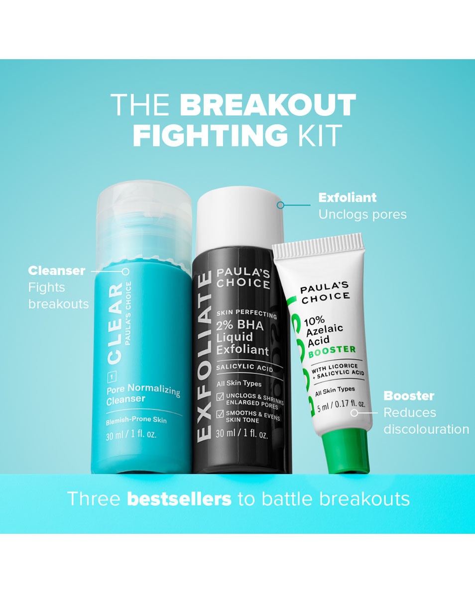 Paula's Choice MINI-KIT Kit Best-Sellers Anti-Imperfections 3 ST 3