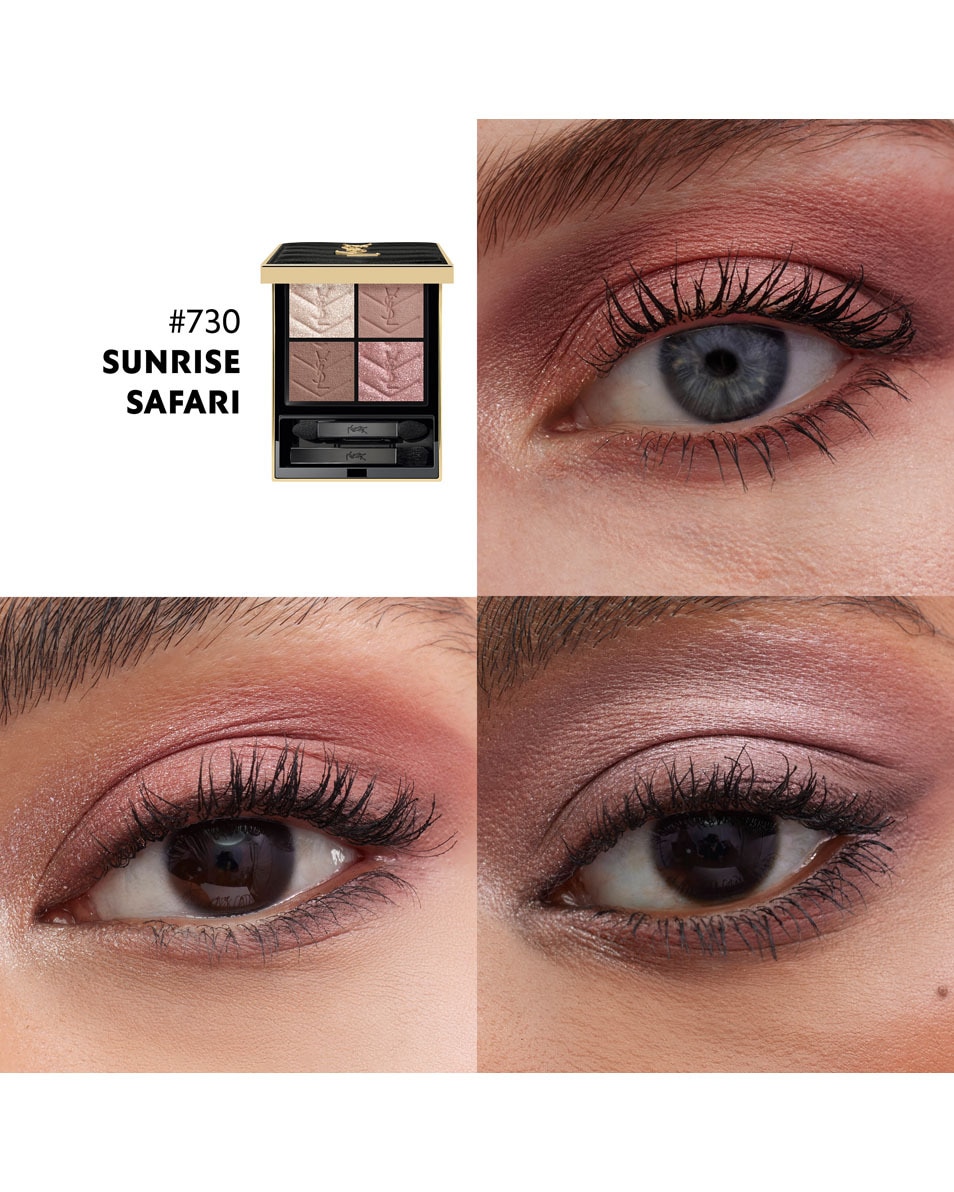 YVES SAINT LAURENT Couture Mini Clutch Palette De Fards à Paupières Sunrise Safari 3