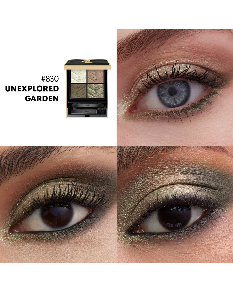 YVES SAINT LAURENT Couture Mini Clutch Palette De Fards à Paupières Unexplored Garden 3