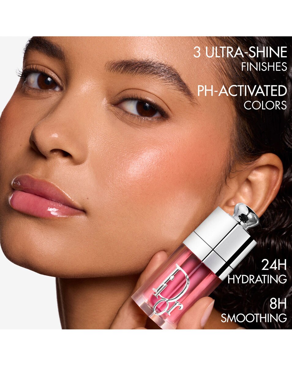 DIOR Dior Addict Lip Glow Oil Huile à lèvres hydratante 24h - 3 finis ultra-brillants 015 Cherry - Juicy 3