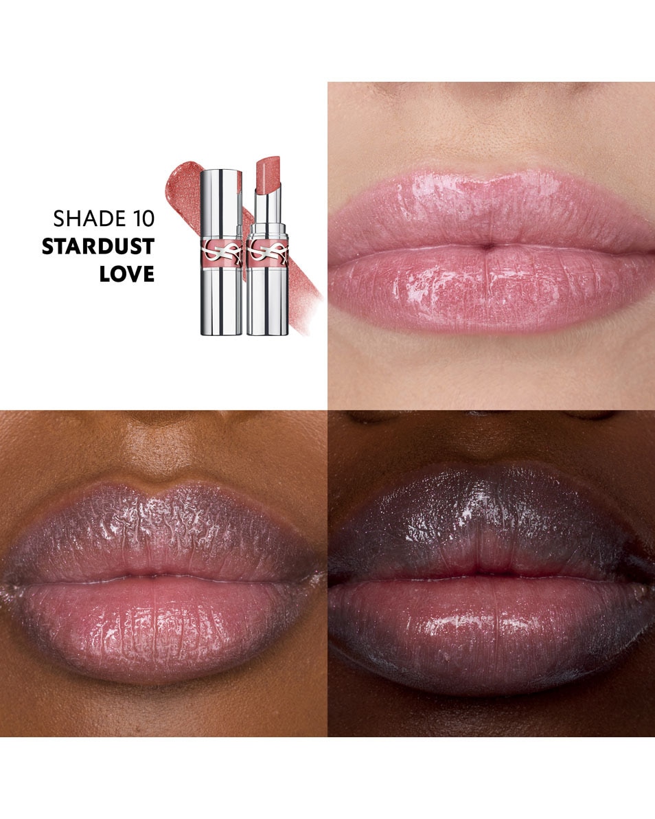 YVES SAINT LAURENT Loveshine Rouge À Lèvres Brillant & Soin - Effet Lèvres Mouillées & 24H D'Hydratation 04 Elegant Blush 3